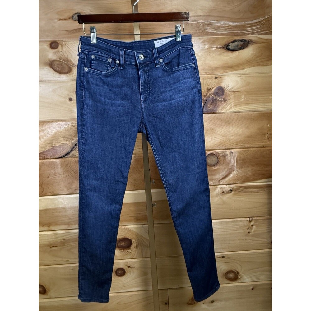 Rag & Bone New‎ York Women’s Skinny Jeans Size 27 Dark Blue Denim